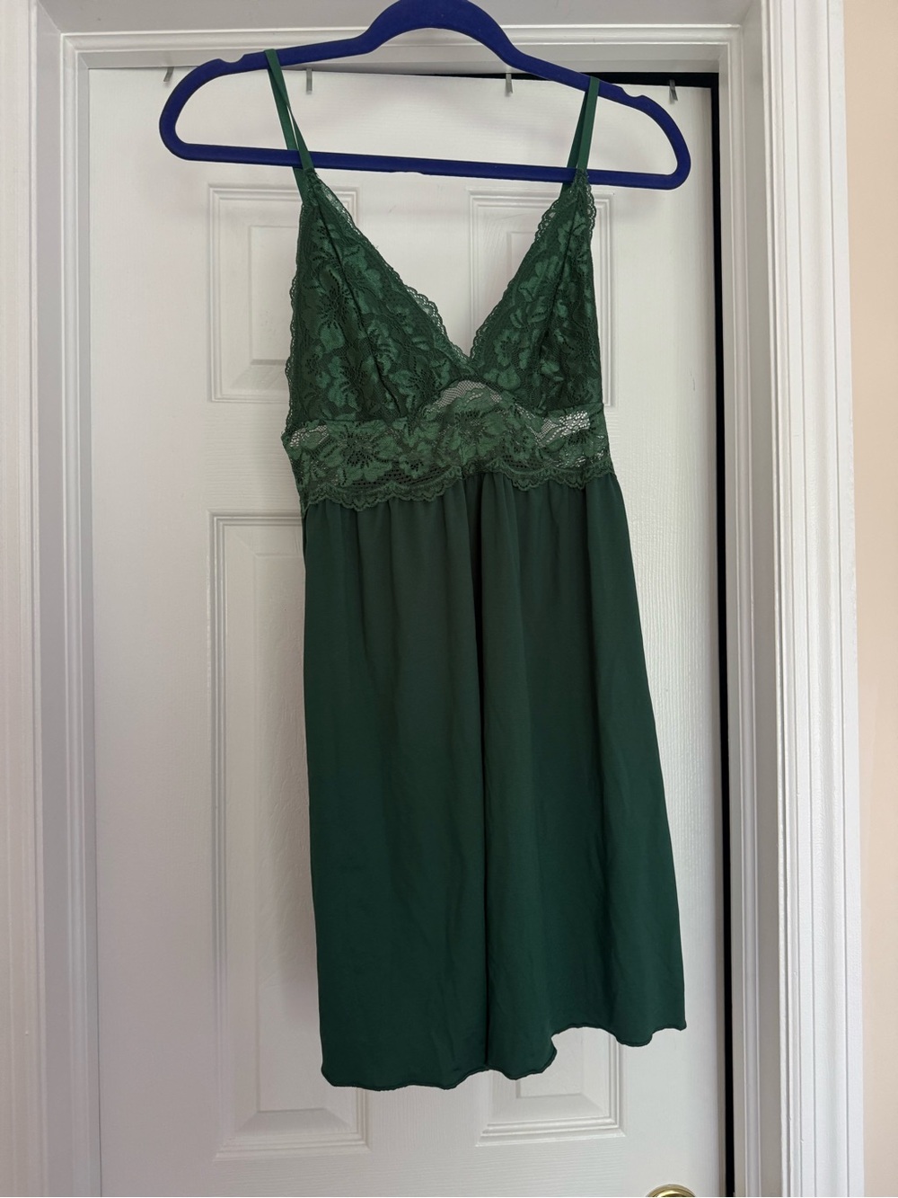 Green Lace-Top Teddy